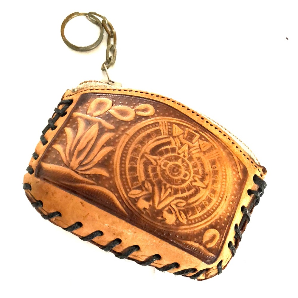 Real leather pouch